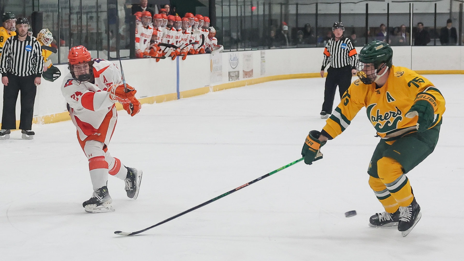 Conor Lally fires a shot on goal