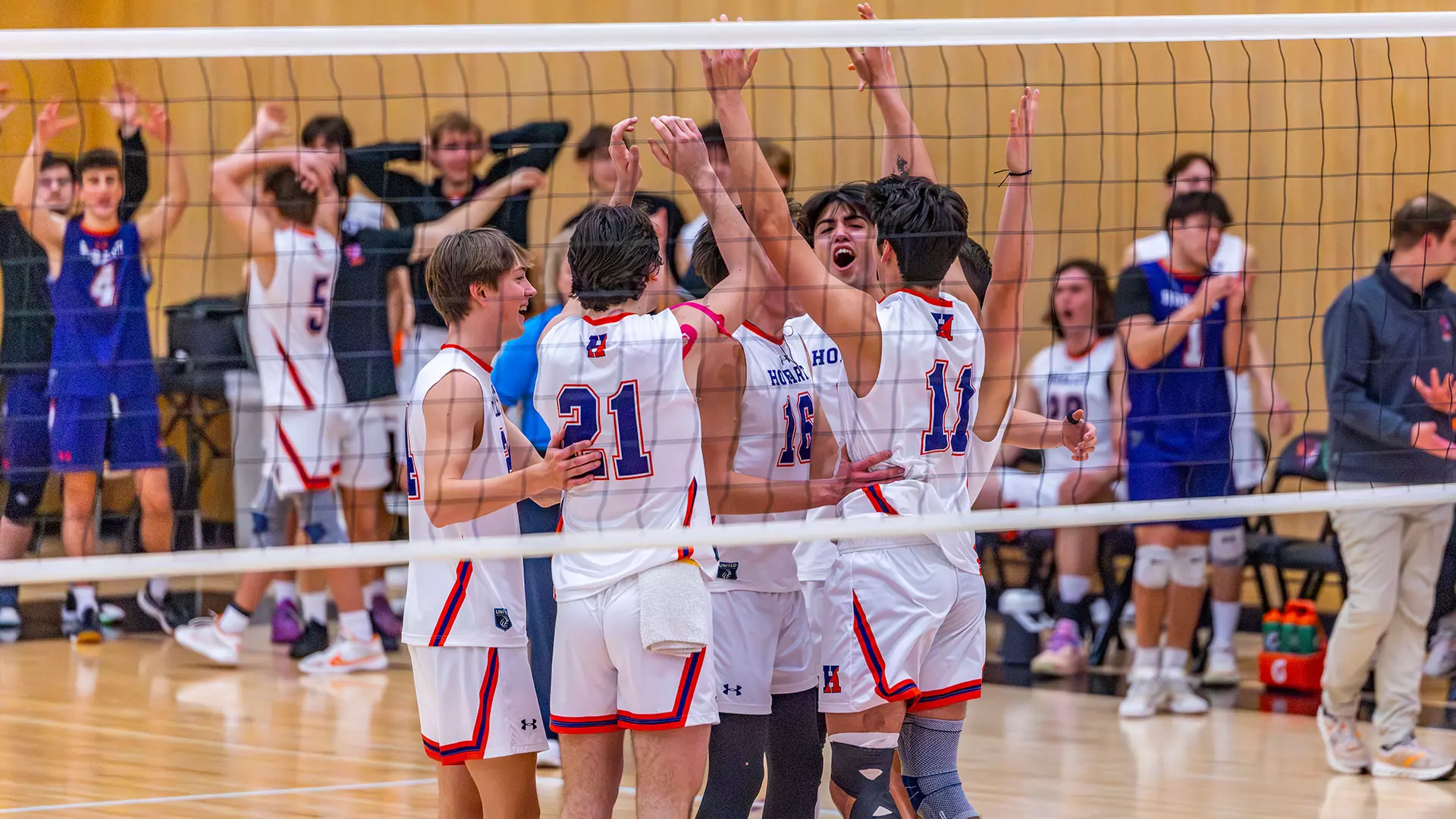 Statesmen celebrating point 