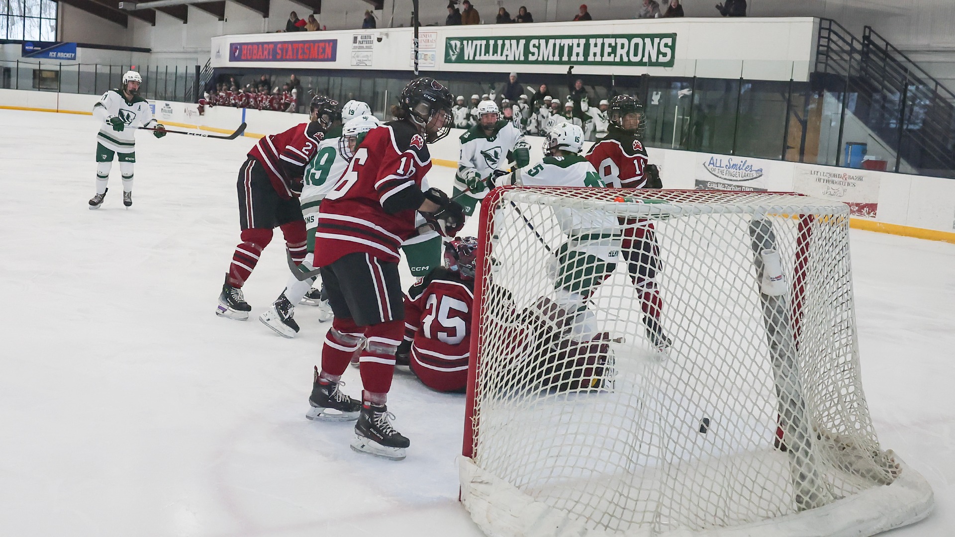 Laine Heiser scores a goal against Potsdam