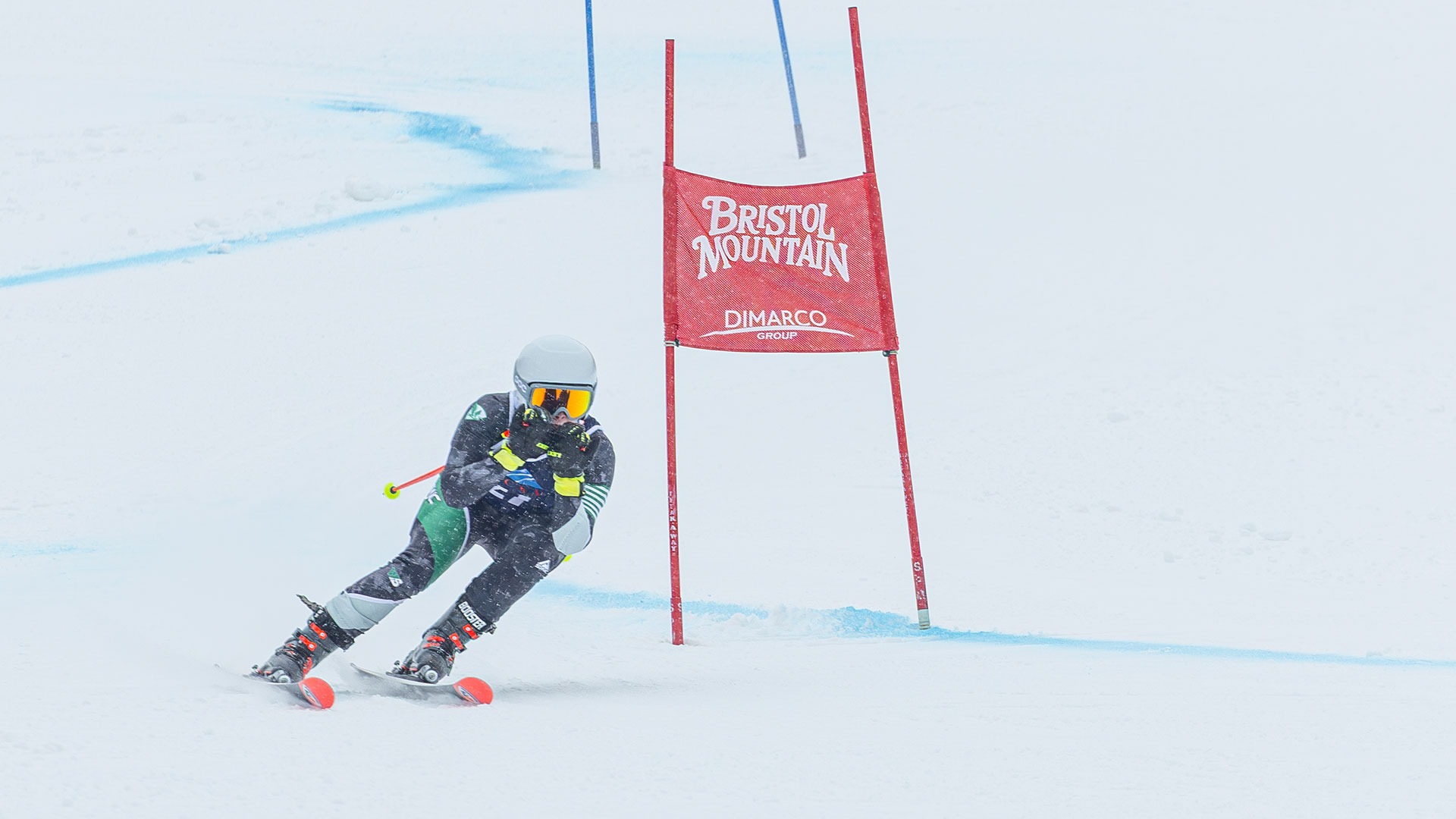 Delaney Remington races at Bristol Mountain