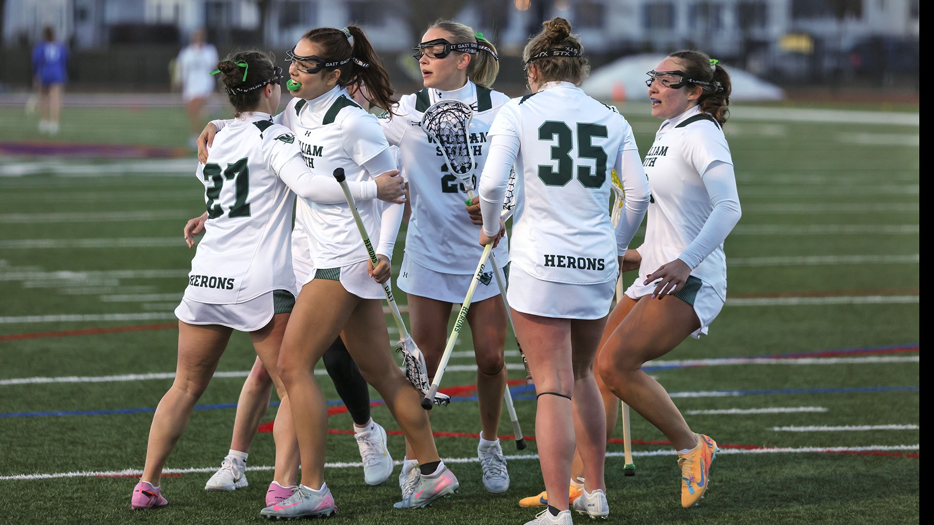 William Smith celebrates a goal against Hamilton