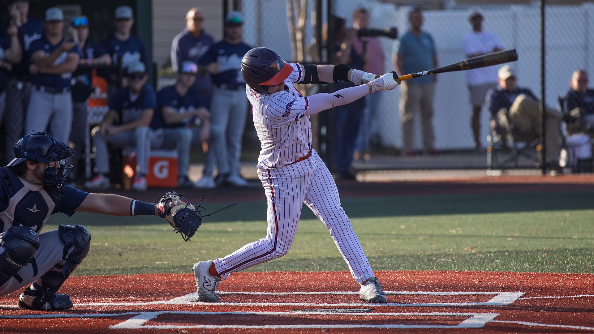 Cole Conte singles to center field.