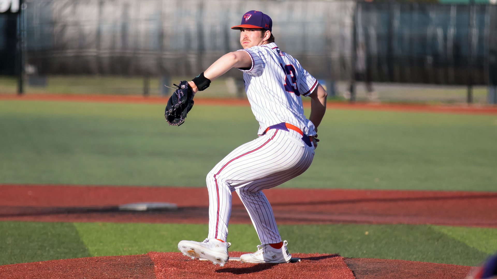 Alex Marancik pitches against Mount Aloysius.