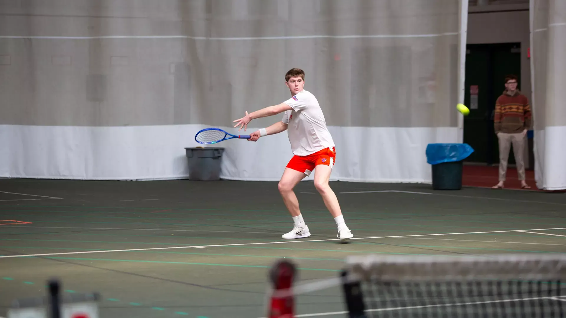Everett Reid ready to hit the ball 