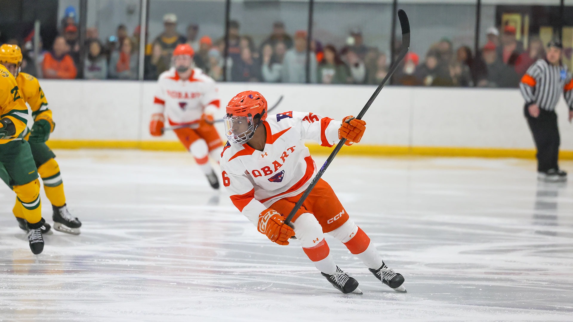 Chris Duclair builds up speed through the neutral zone