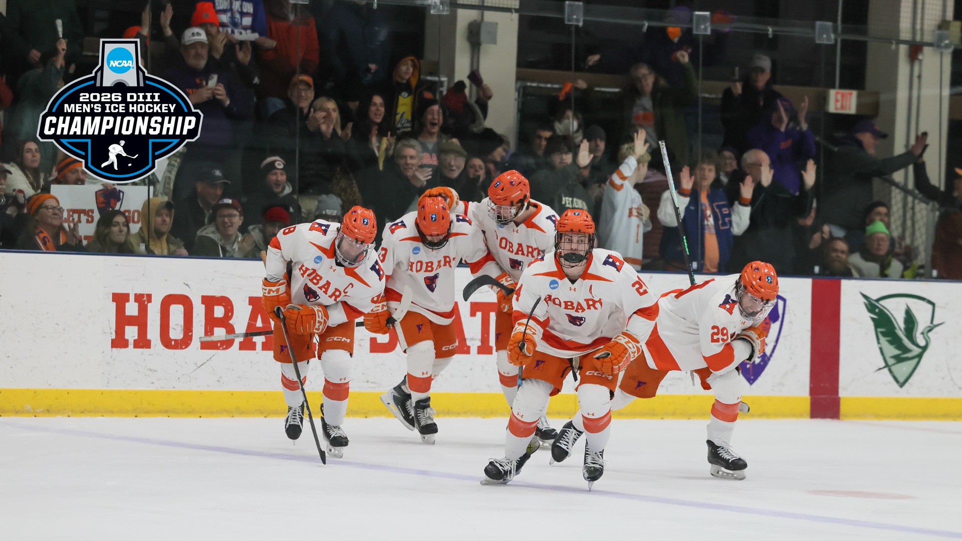 Post goal celebration