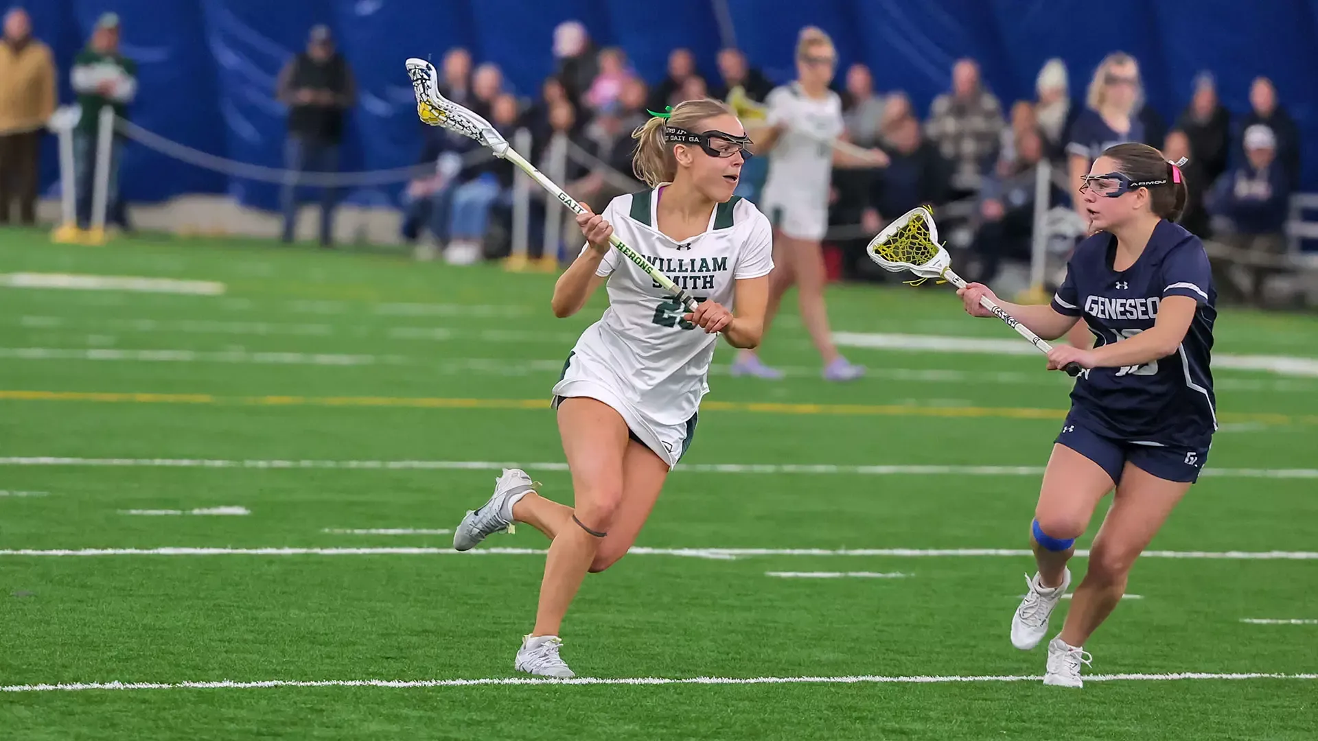 Grace Rund dodging from up top