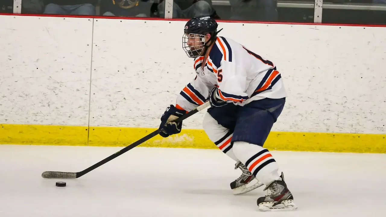 Brad Richard skates with the puck.