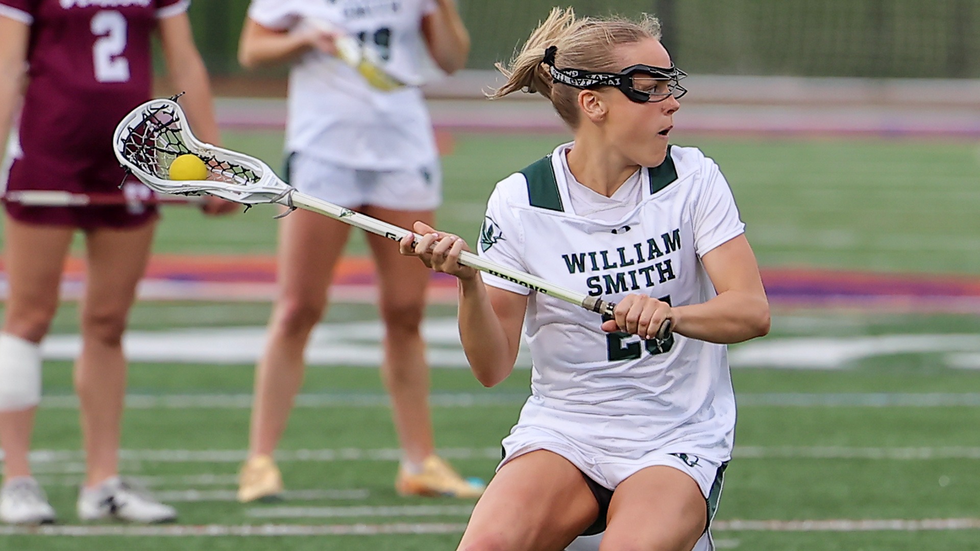 Grace Rund prepares to take a shot against Union