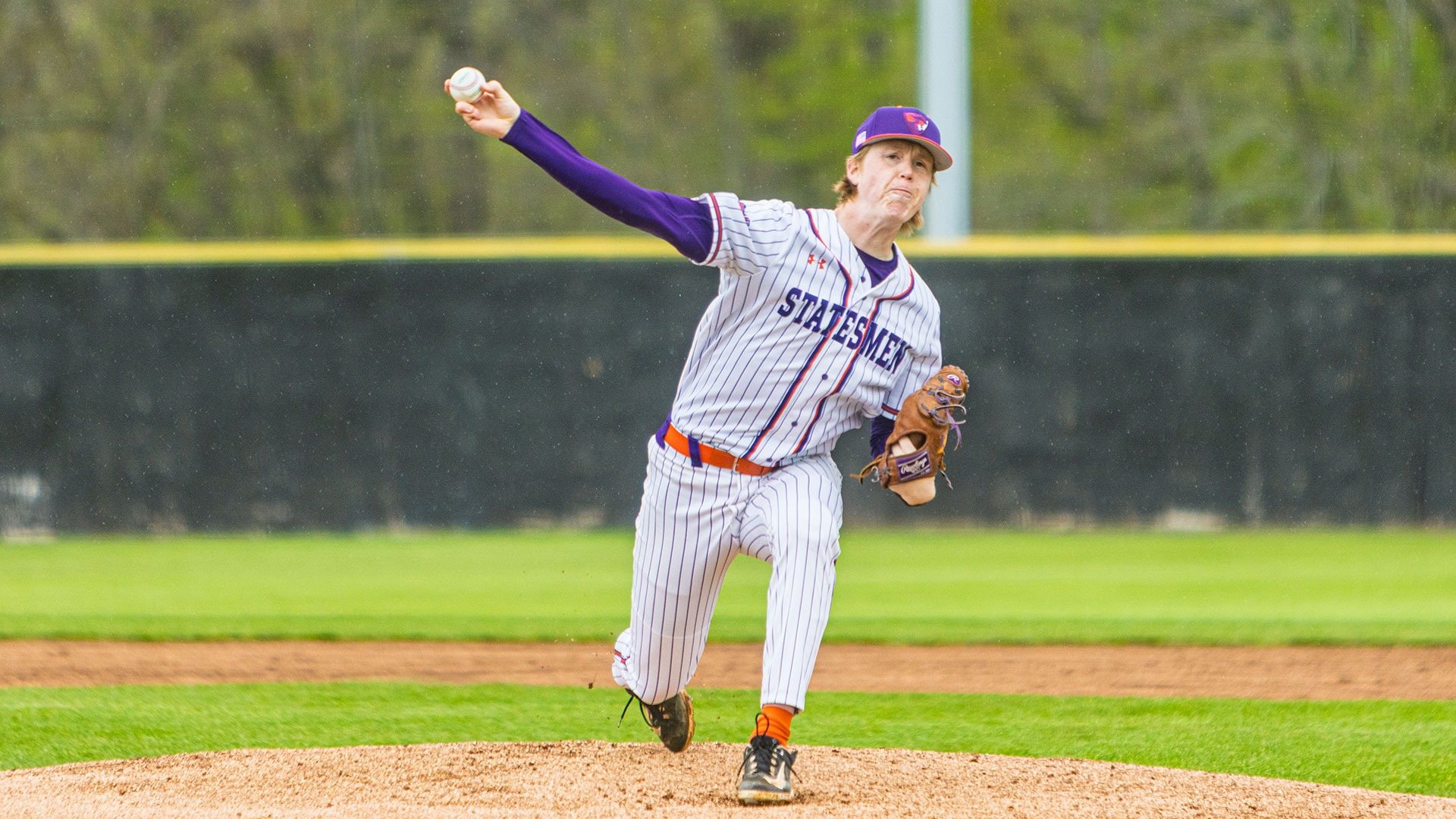 Teck Nash pitches at McDonough Park.