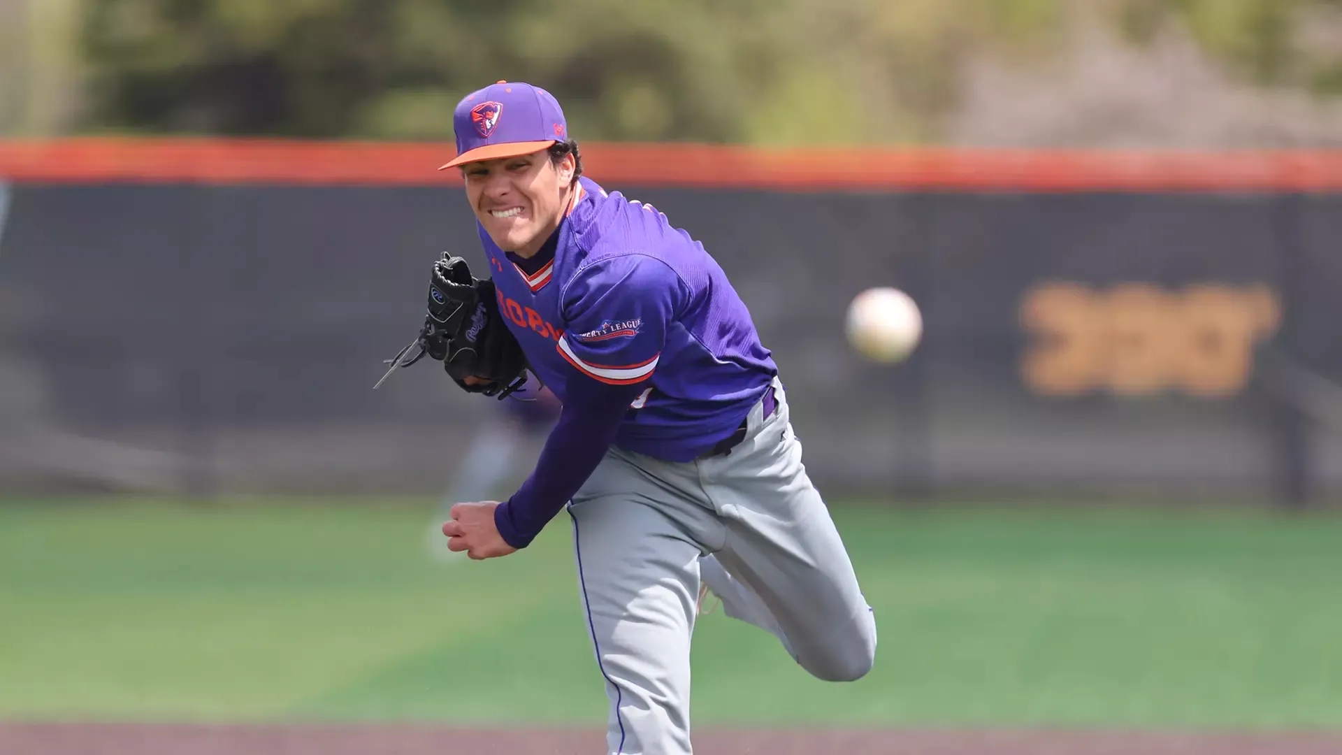 Cole Tarrant pitches against RIT.
