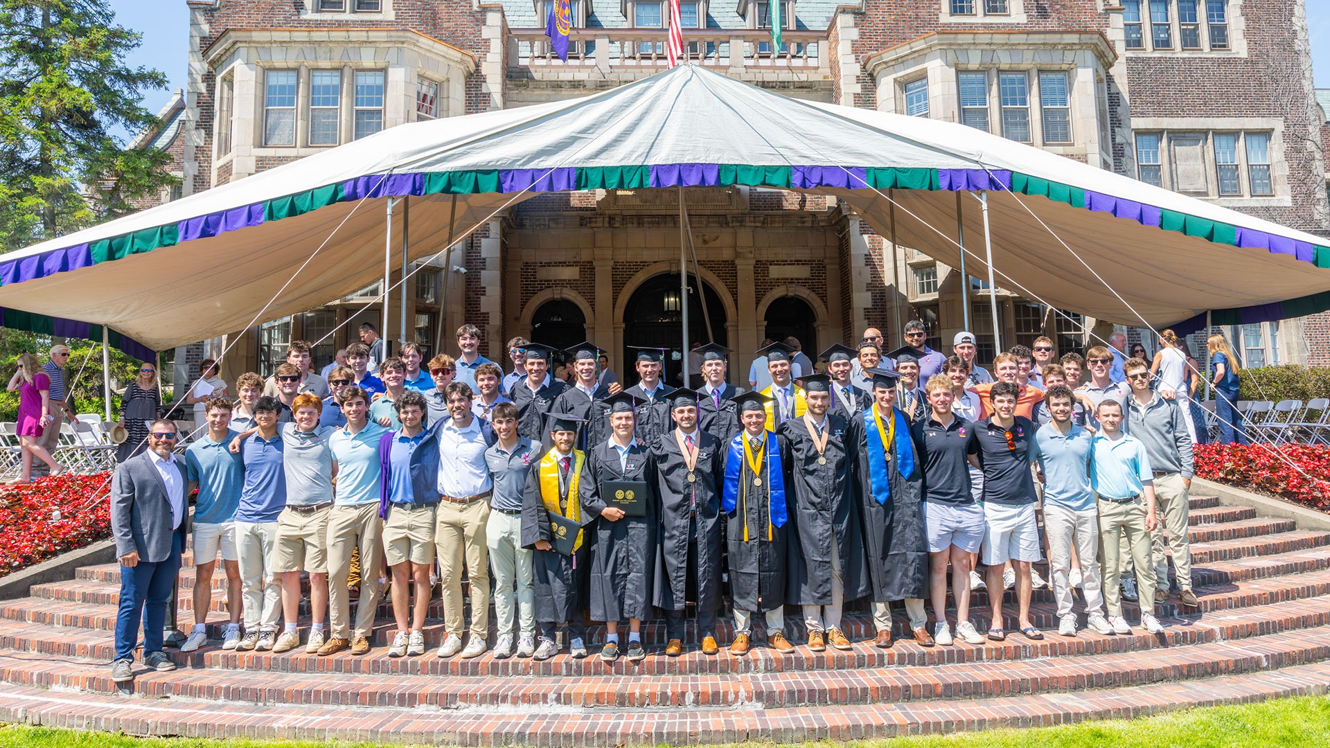 Hobart Baseball held a special Commencement for the 13 seniors that missed graduation due to NCAA tournament play.