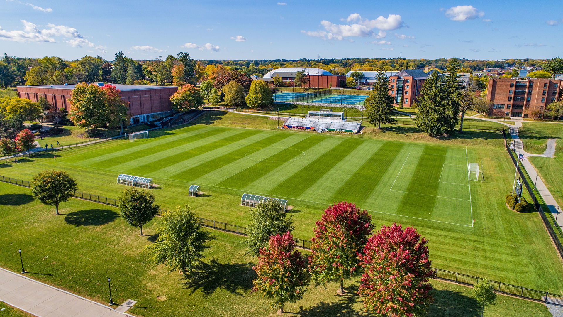 Cozzens Field drone shot