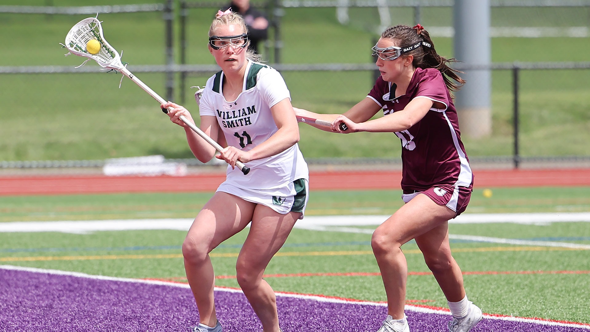 Kira Fulton dodges around a defender