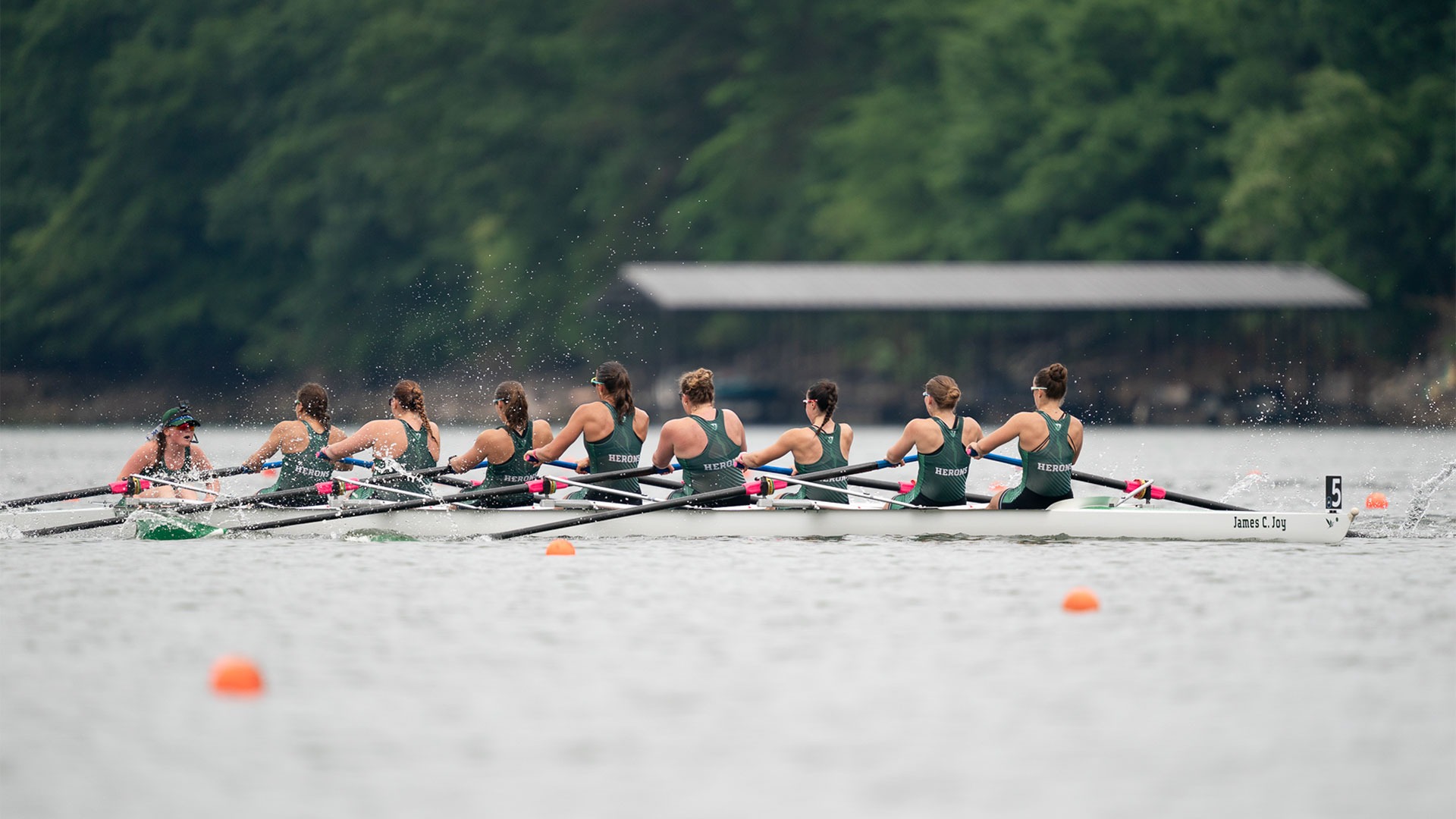 William Smith 1V races in the NCAA grand final.