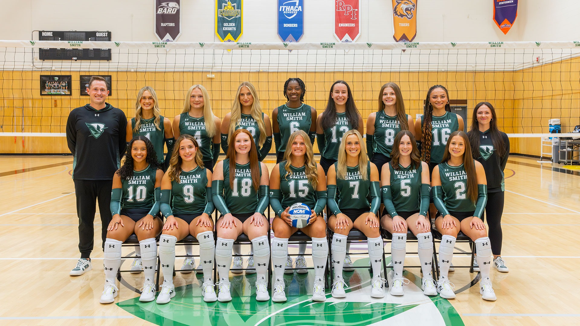 2026 William Smith volleyball team photo