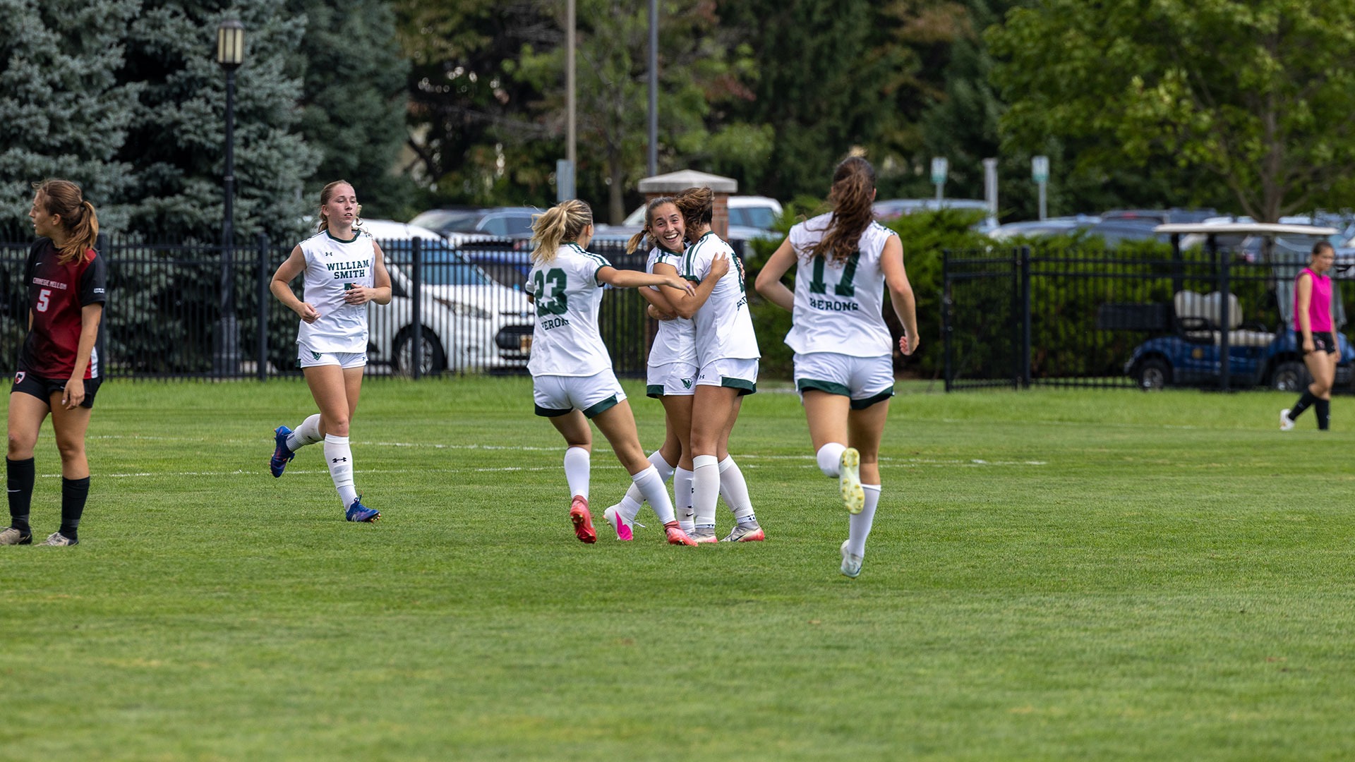  The Herons Celebrate Grace Sudbay's goal.