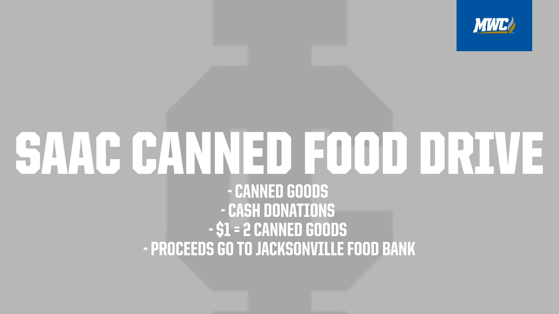 canned food challenge