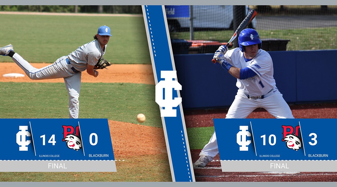 Illinois College Baseball Sweeps Blackburn Beavers Illinois College