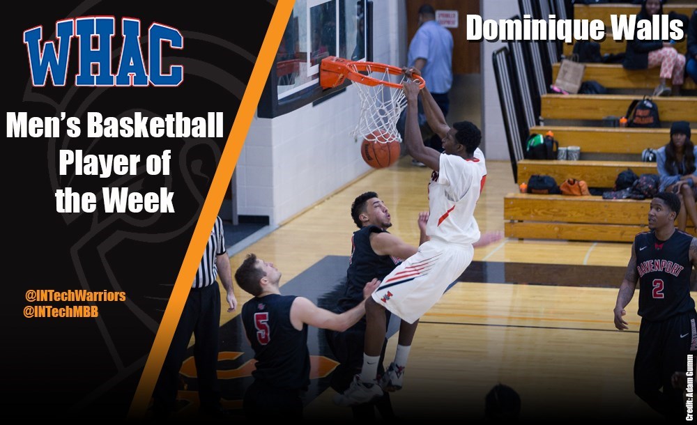 Dominique Walls 201516 Men's Basketball Indiana Tech Athletics