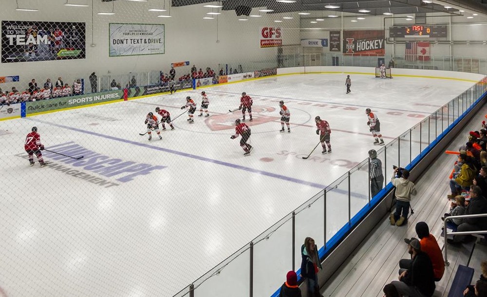 2018 Homecoming Overview of Hockey Rink