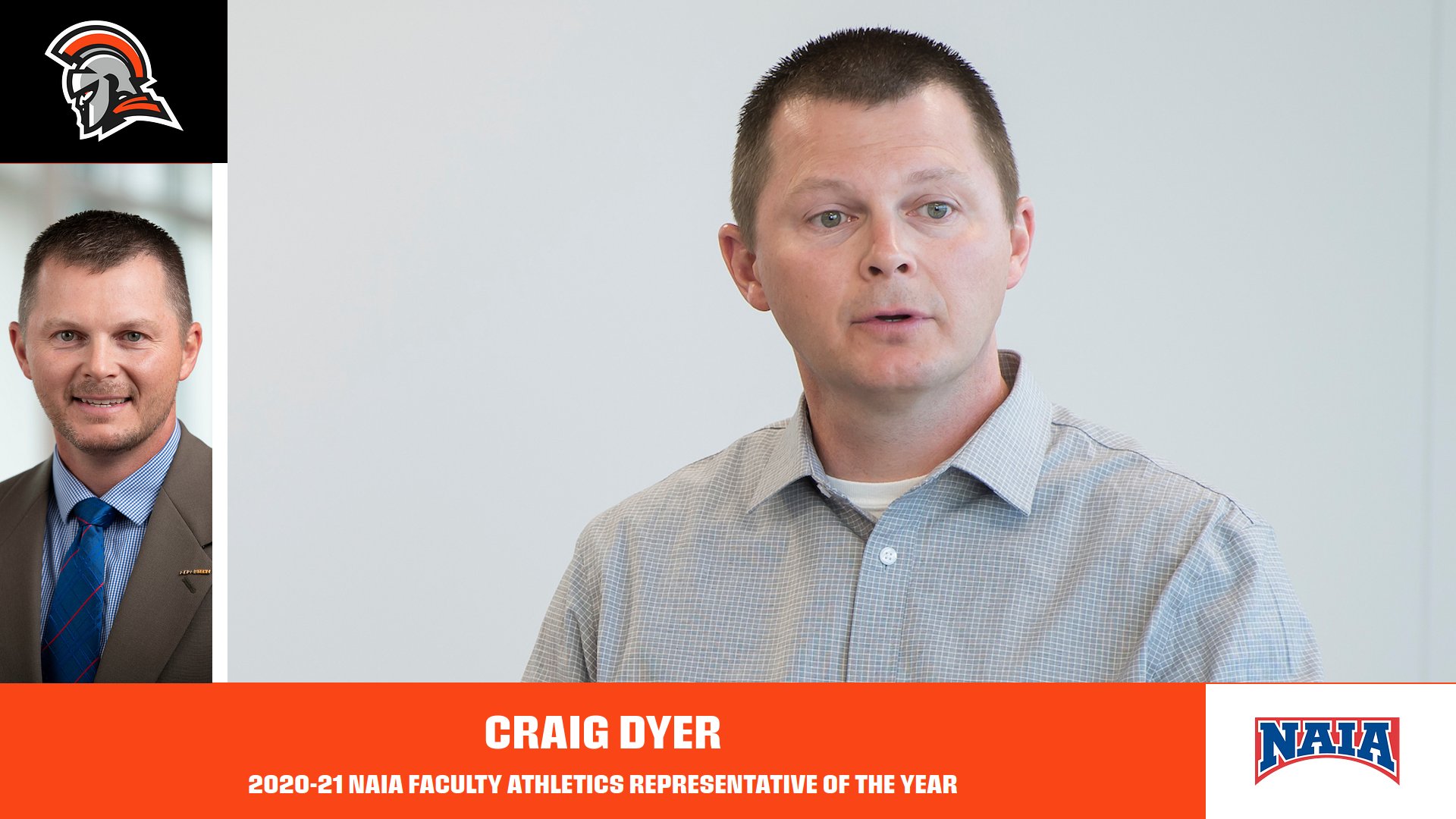 Craig Dyer 2021 NAIA FAR of the Year