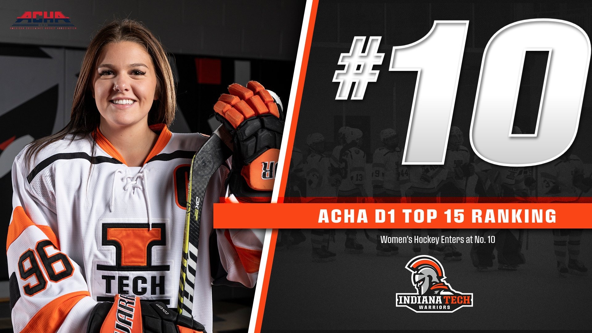 Women’s Hockey Soars to No. 6 in the ACHA Rankings after Upsetting No