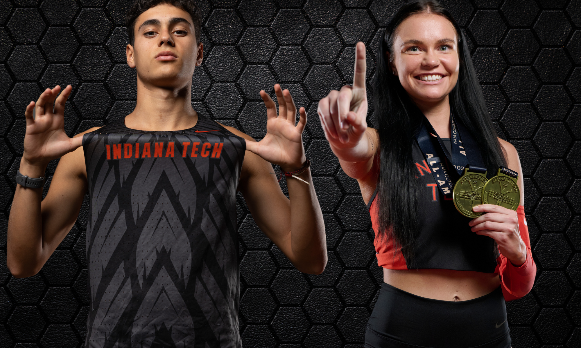 Juan Caballero and McKenna Palmer