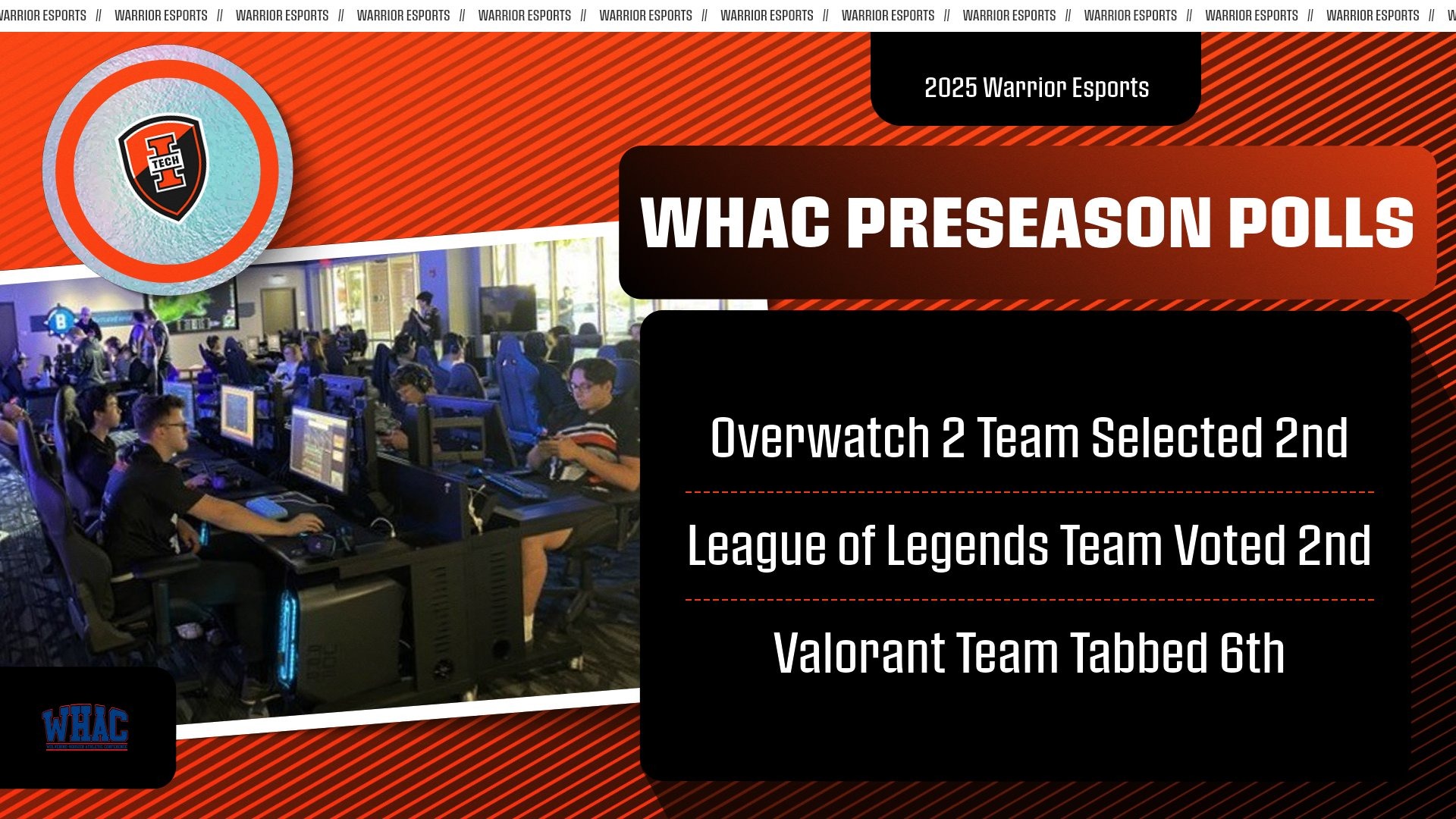 2025 Spring WHAC Esports Preseason Polls