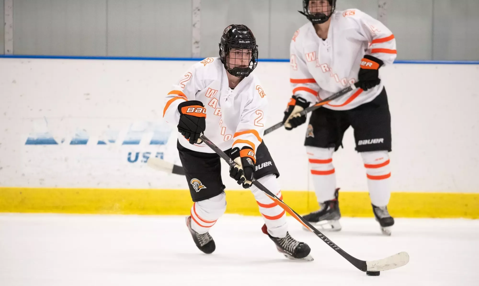 Daphnee Gagnon works up the ice 