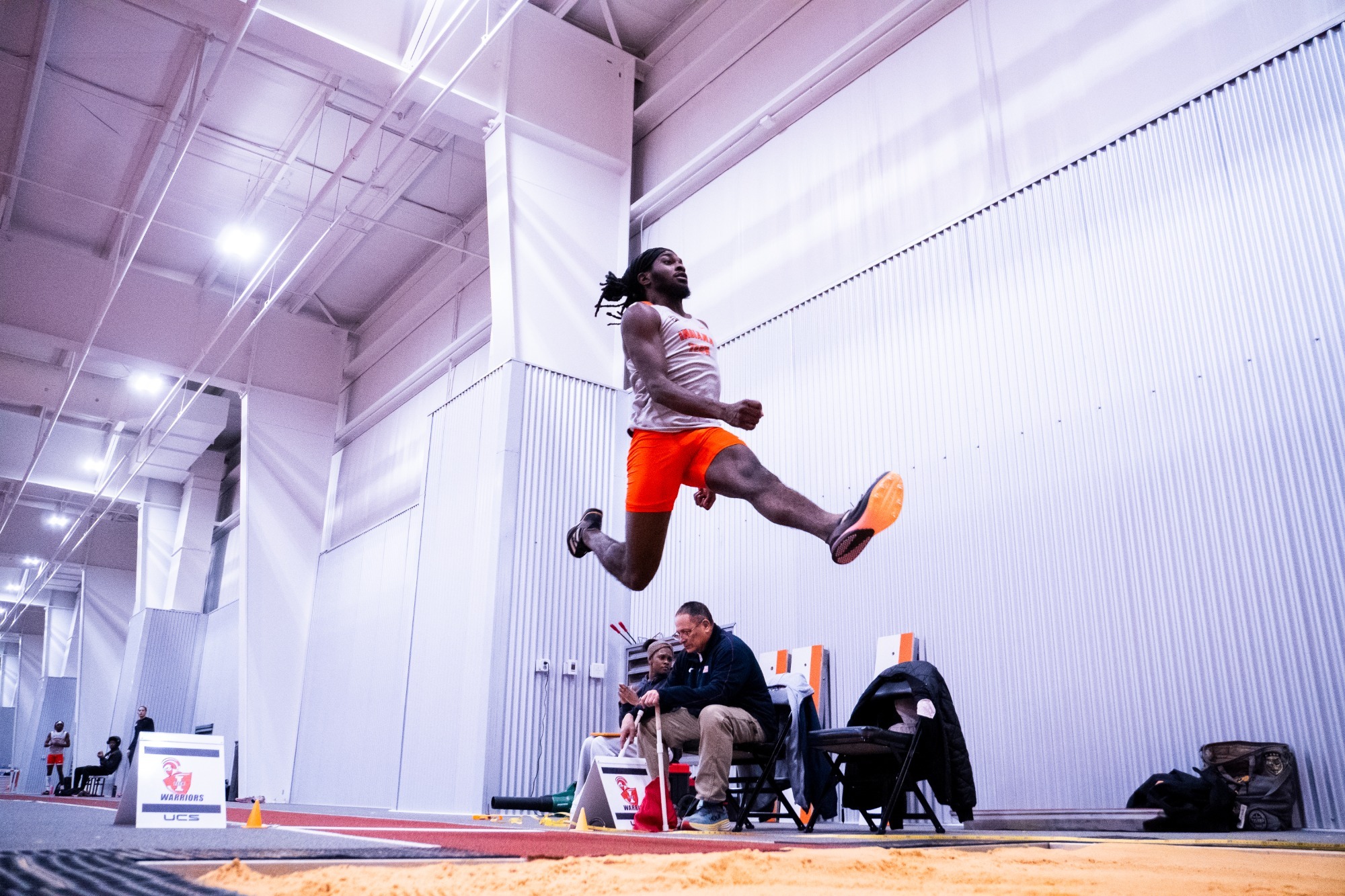 Long Jump at Warrior Indoor Invite