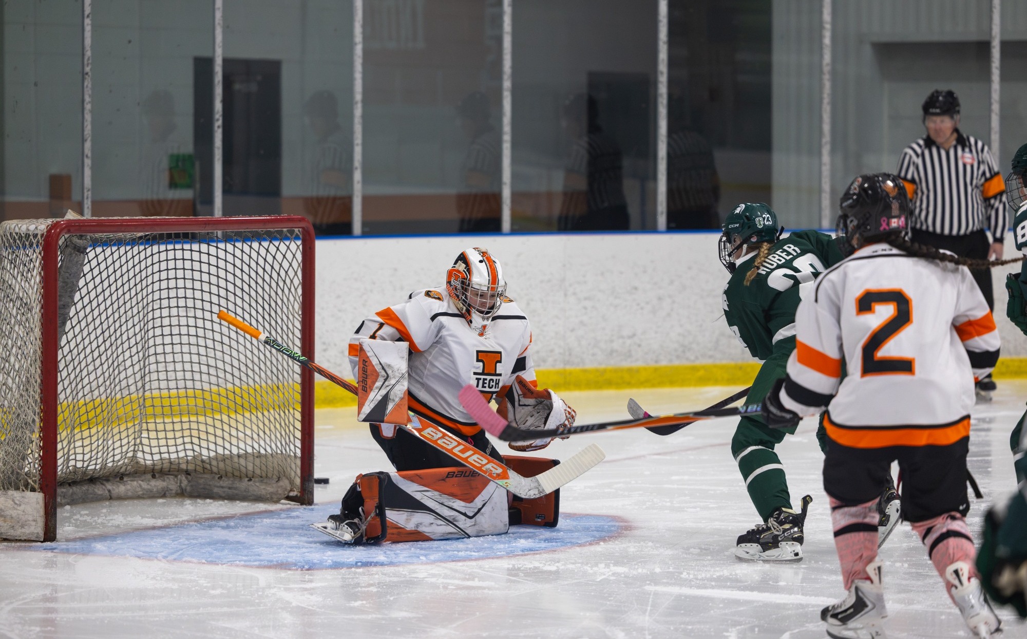 Berthiaume in the goal 
