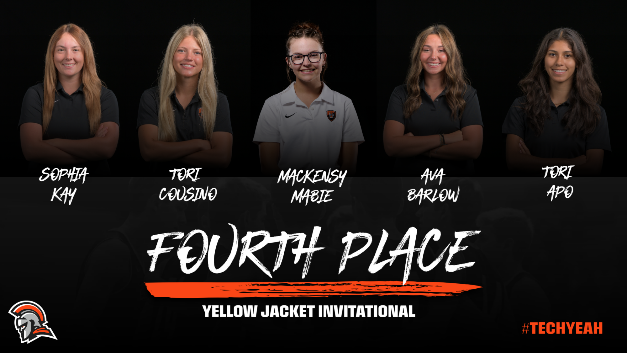 womens golf yellow jacket invite finish 2026