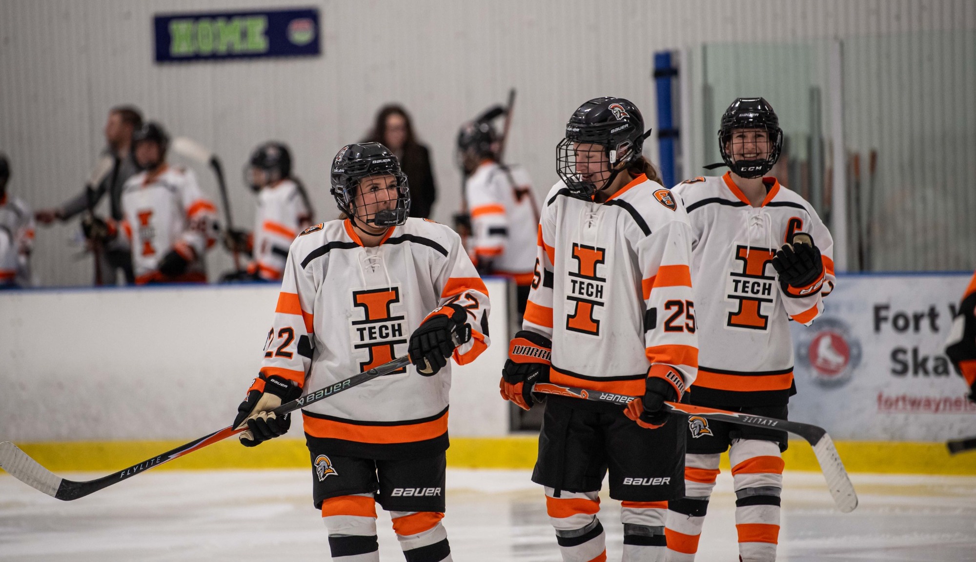 Allan, Broeckel and Wytinck On The Ice 