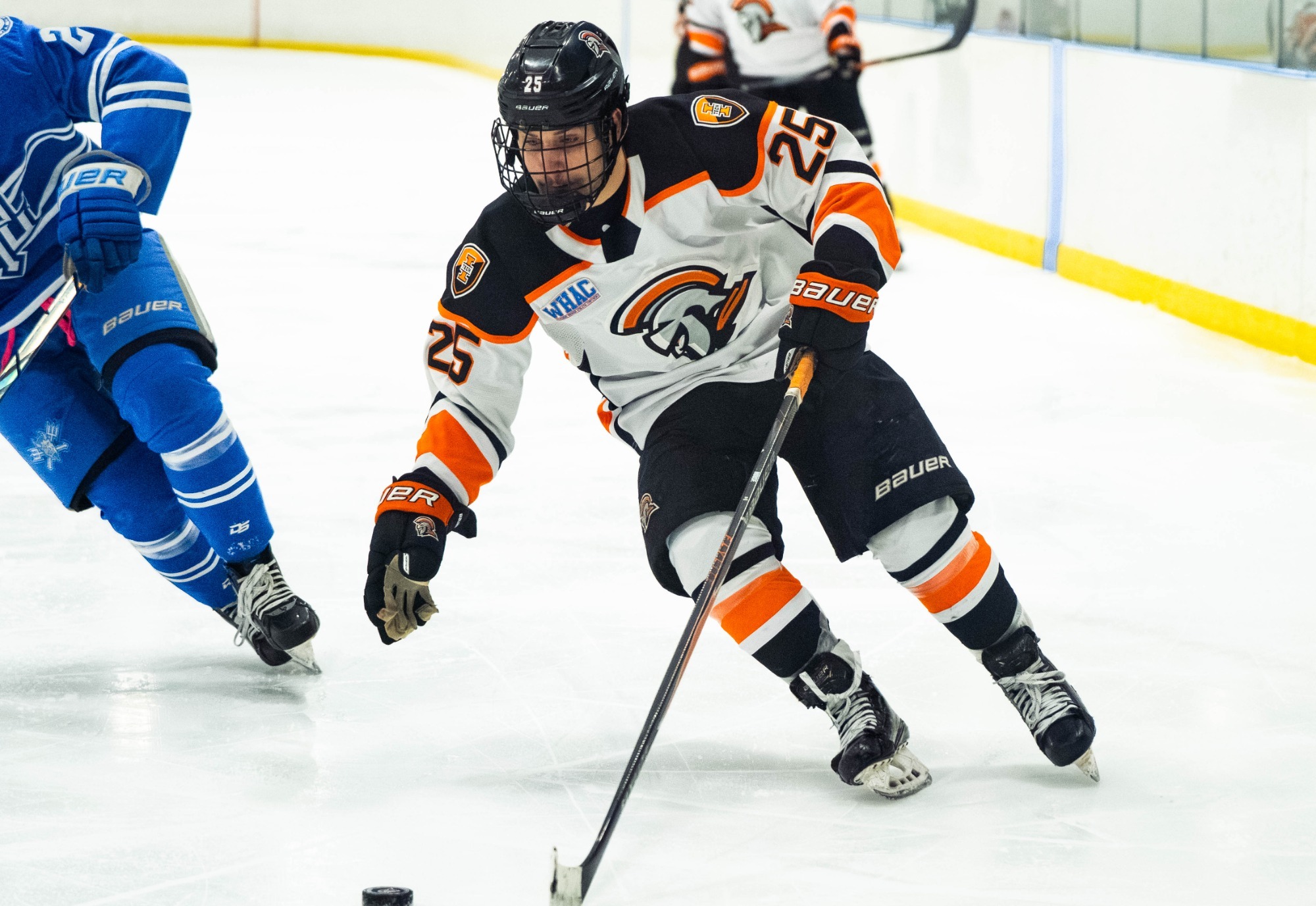 Dalaly works the puck 