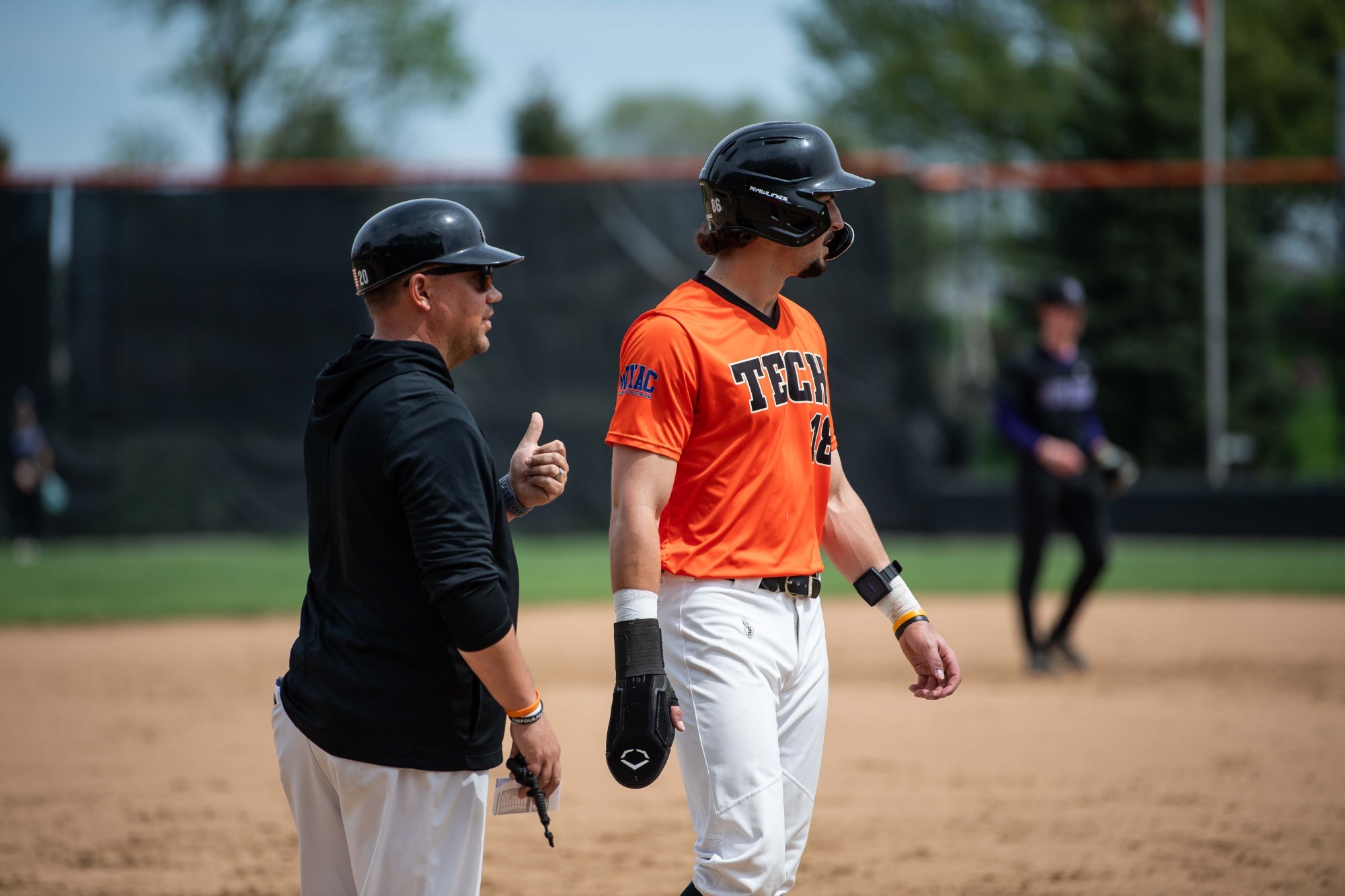 garrett rainey with coach brent alwine 