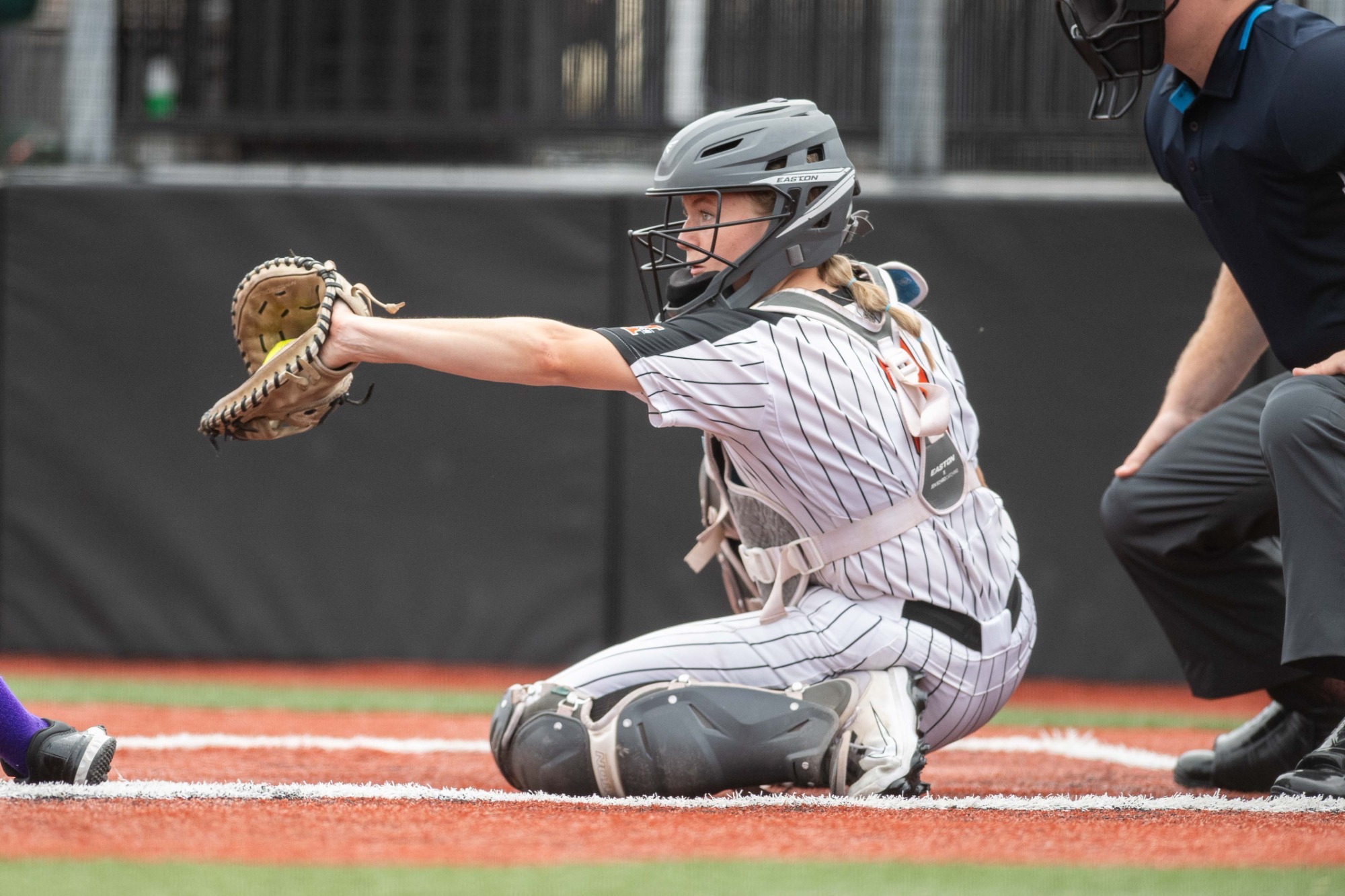 McKay catching in game 