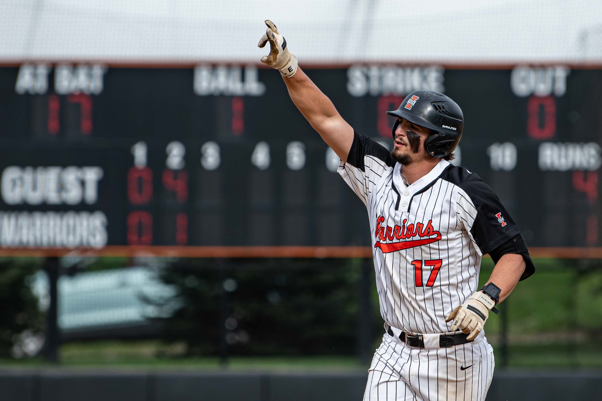 brycen hannah home run celebration 
