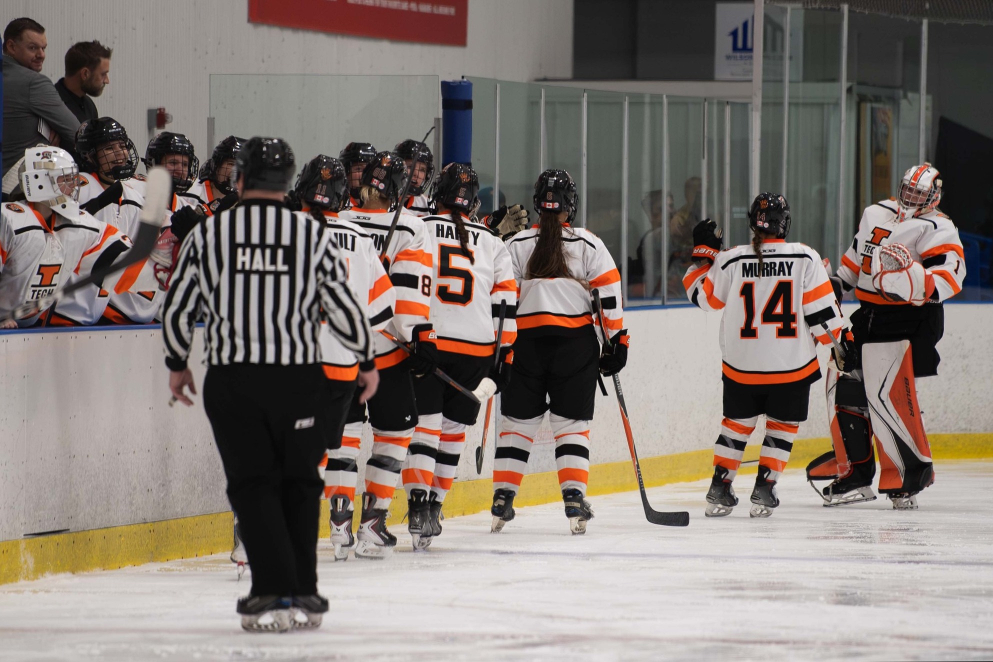 Warriors celebrate after Halle Murray’s game-winning goal