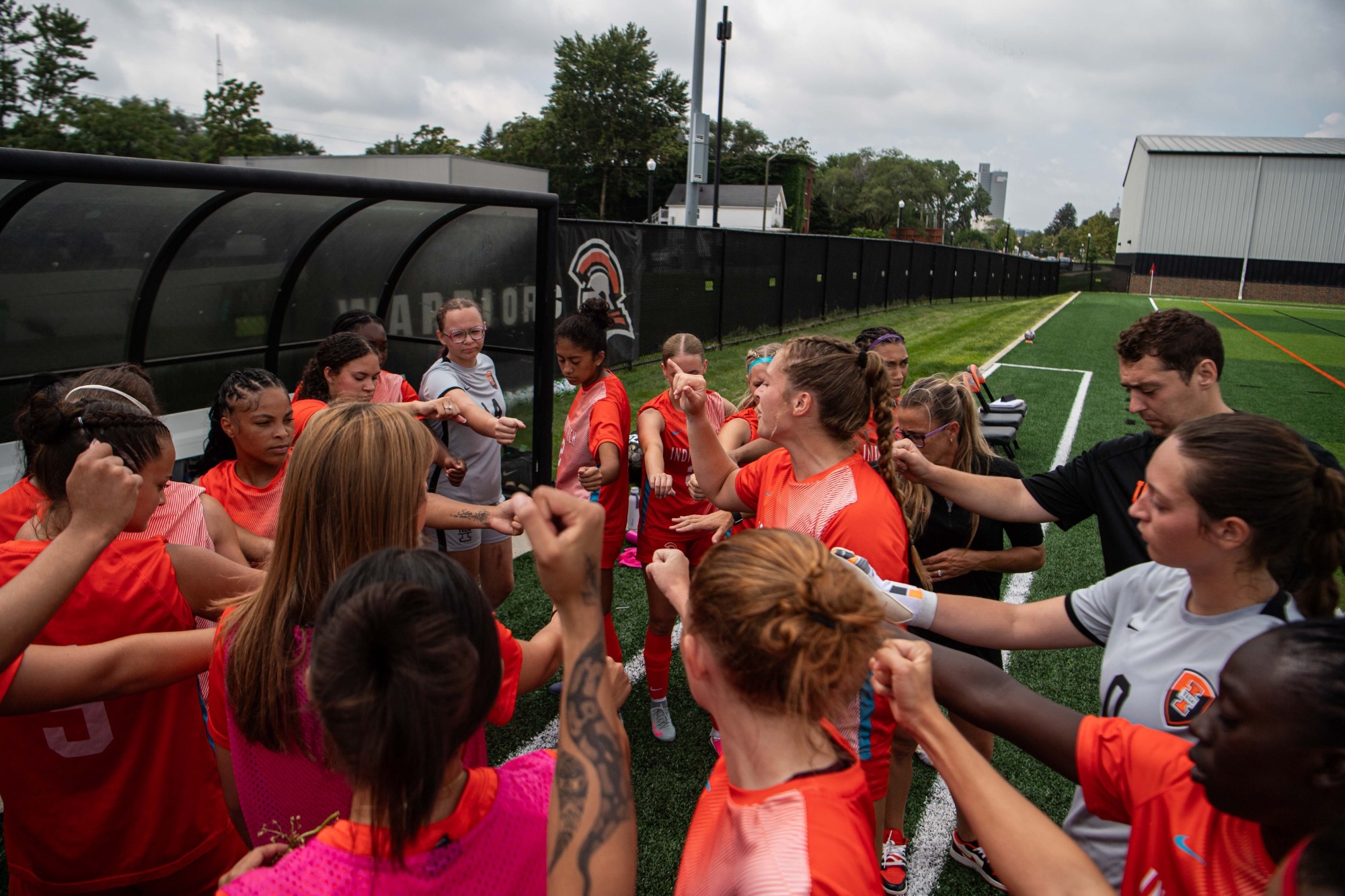 WSOC Team Huddle vs Judson