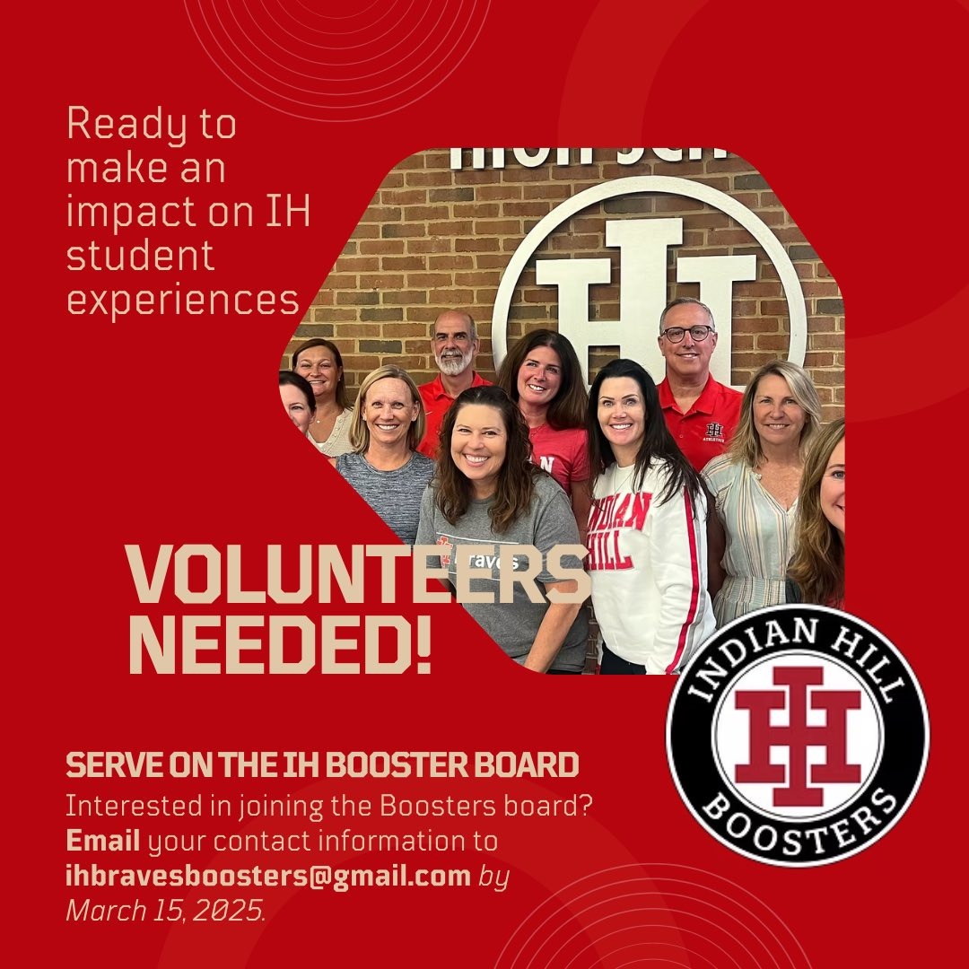 Serve on IH Boosters 2025-2026 Board