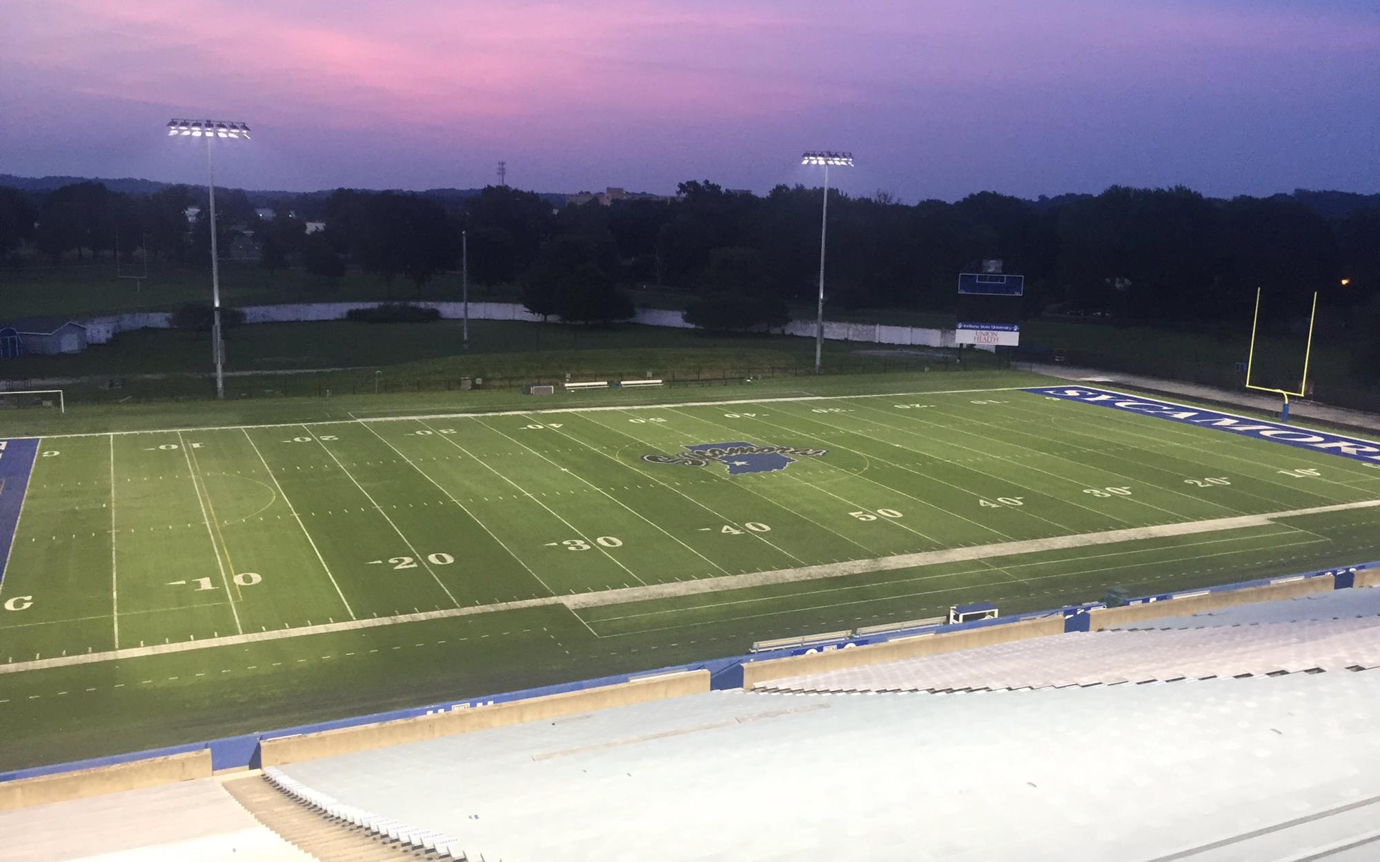 Lights at Memorial Stadium