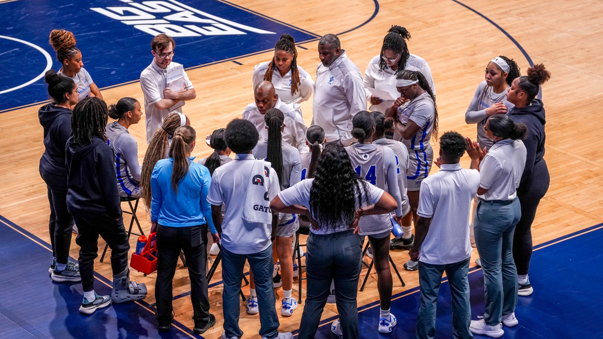 WBB Team Huddle