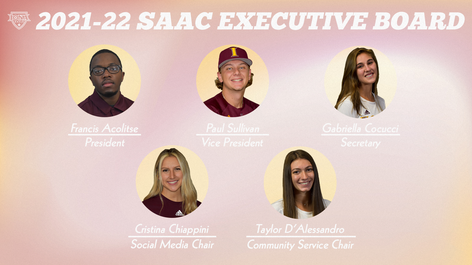 SAAC Executive Board 2021-22
