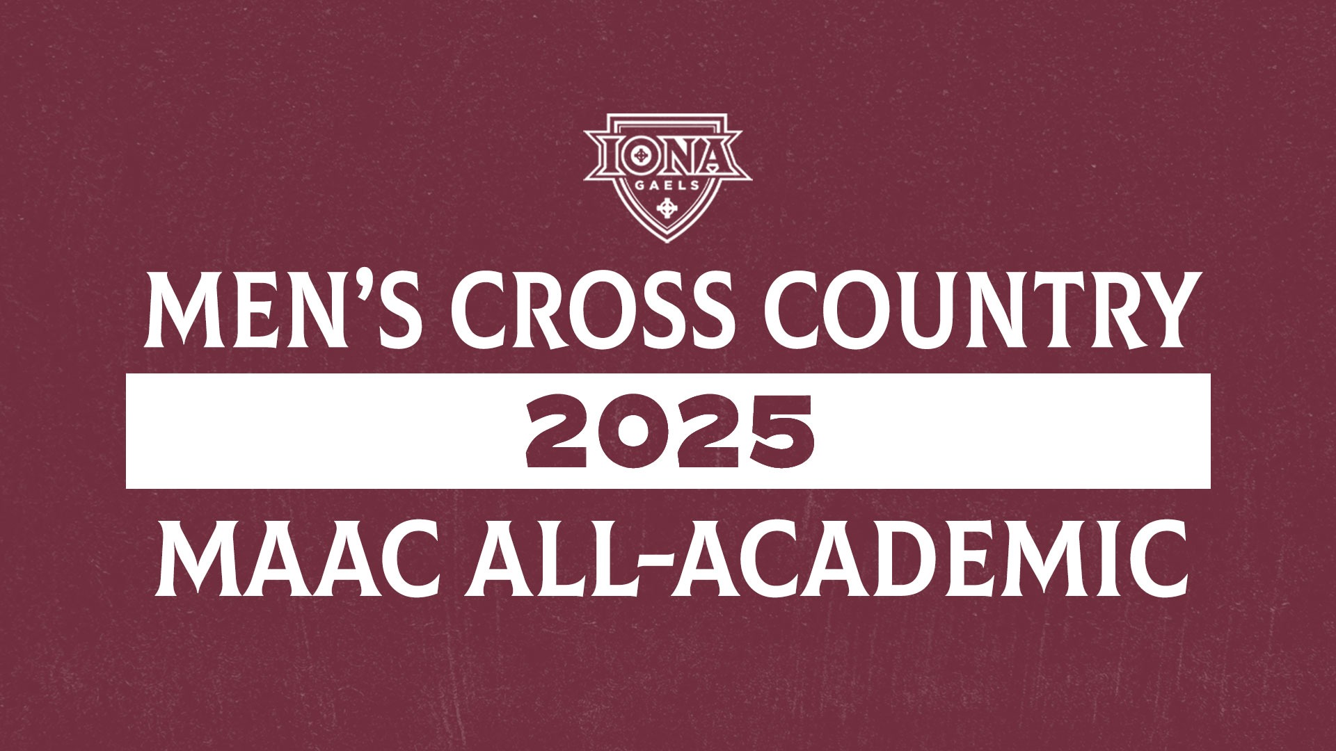 2025 MAAC Men's Cross Country All-Academic Team