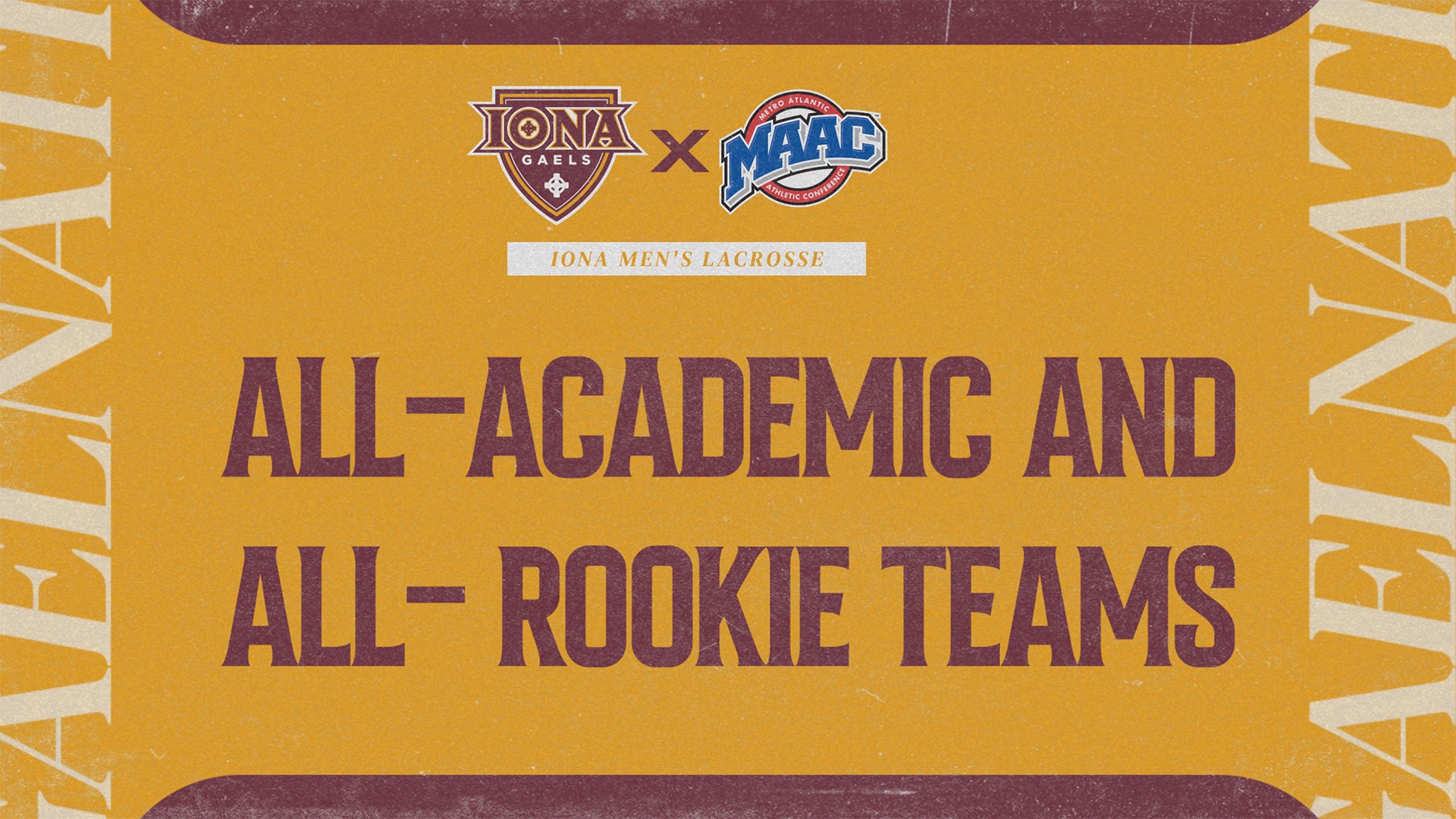 MAAC MLAX All-Rookie/Academic