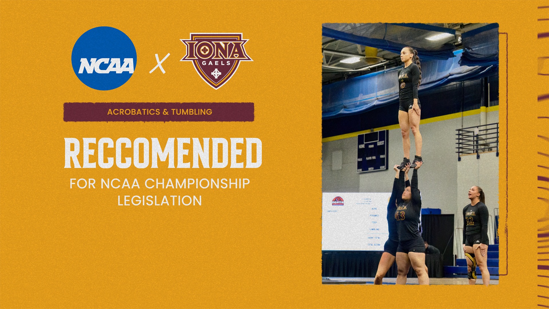 Acro NCAA Announcement