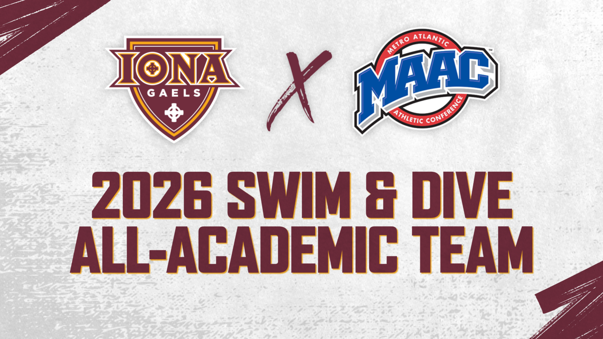 2026 MAAC Swim & Dive All Academic