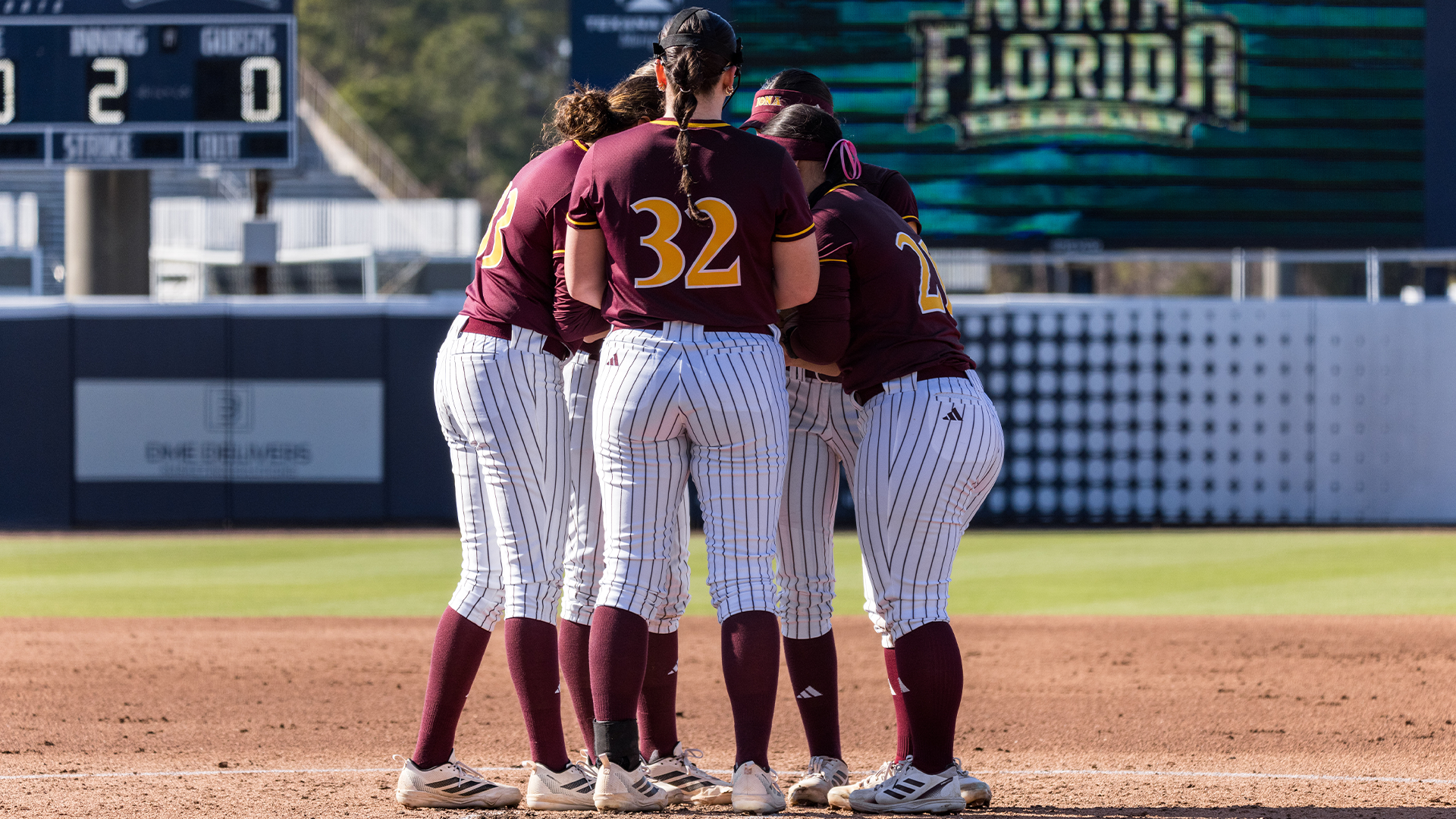 Softball Mound Meeting
