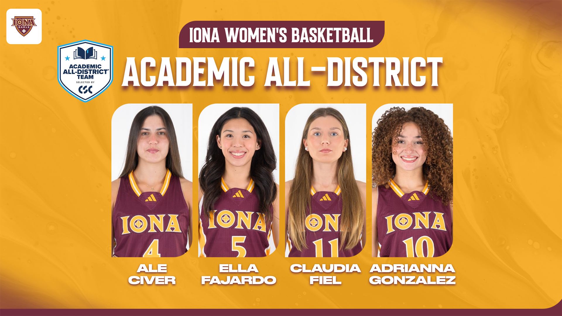 2026 WBB CSC Honorees